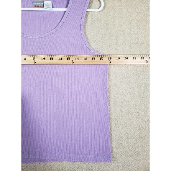 Pro Spirit Tank‎ Top Shirt Womens XL Purple Pullover Sleeveless Cotton Blend EUC - Picture 7 of 12